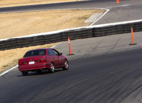 89 Taurus SHO on a Road Course